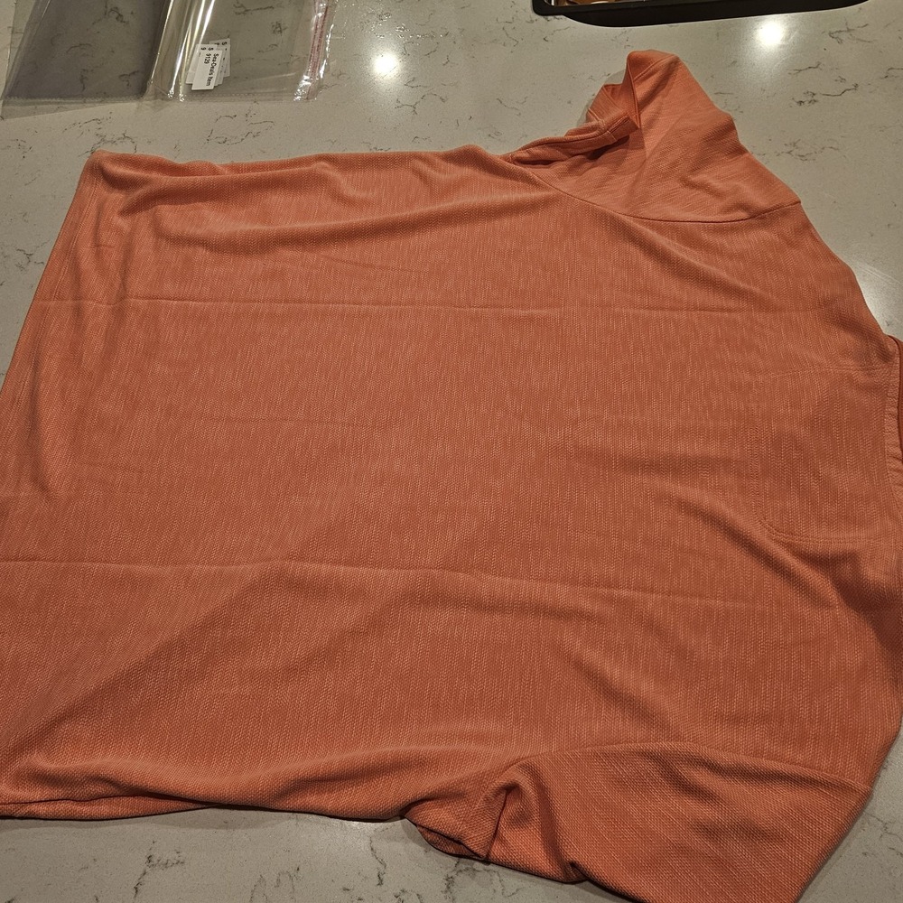 Tommy Bahama Polo Shirt Mens XL Salmon ColorI sland Zone Short Sleeve Tencel - Picture 8 of 8